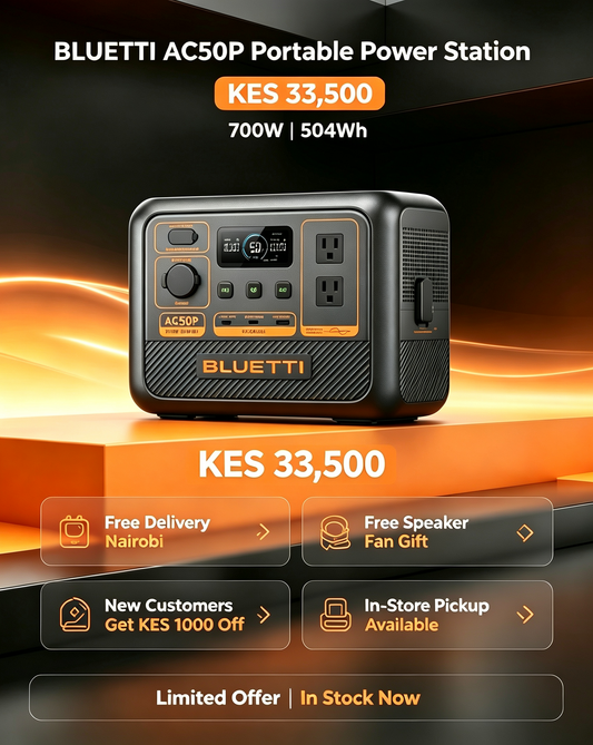 Best Entry-Level Solar Power Station: Bluetti AC50P Review for Kenya