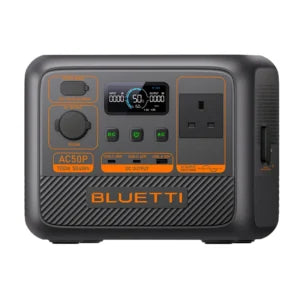 Everglow Tech BLUETTI AC50P Portable Power Station | 504Wh, 700W (UK PLUG) – P-AC50P-UK-GY-BL-010