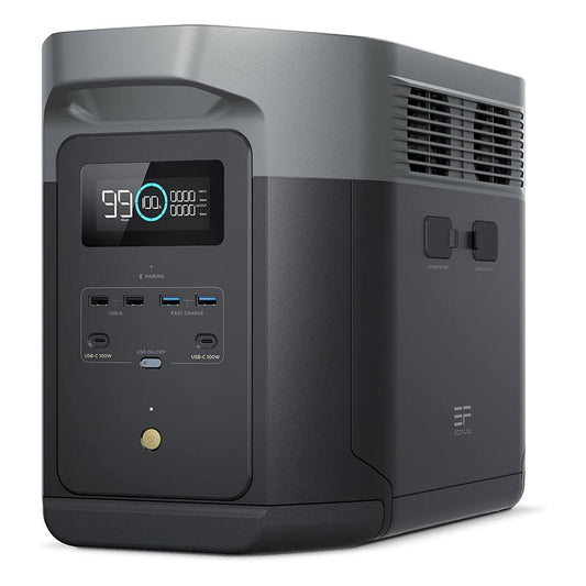 Everglow Tech EcoFlow DELTA 2 Max – Portable Power Station (2400W, 2048Wh) – EFDELTA2MAX-UK
