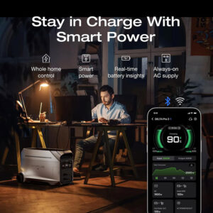 Everglow Tech EcoFlow DELTA Pro 3 – Portable Power Station (4096Wh, 4000W) – EFD521