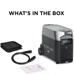 Everglow Tech EcoFlow Smart Extra Battery for DELTA PRO Power Station (3600Wh) – DELTAPROEB-US