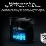 Everglow Tech EcoFlow DELTA 2 BLACK E980 – Portable Power Station (500W, 980Wh) with FREE GIFTS – EFE980-UK