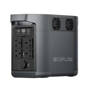 Everglow Tech EcoFlow DELTA 2 BLACK E980 – Portable Power Station (500W, 980Wh) with FREE GIFTS – EFE980-UK