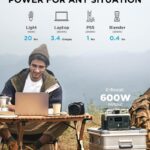 Everglow Tech EcoFlow RIVER 2 – Portable Power Station (300W, 256Wh) – ZMR600-B-UK