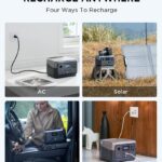 Everglow Tech EcoFlow RIVER 2 – Portable Power Station (300W, 256Wh) – ZMR600-B-UK