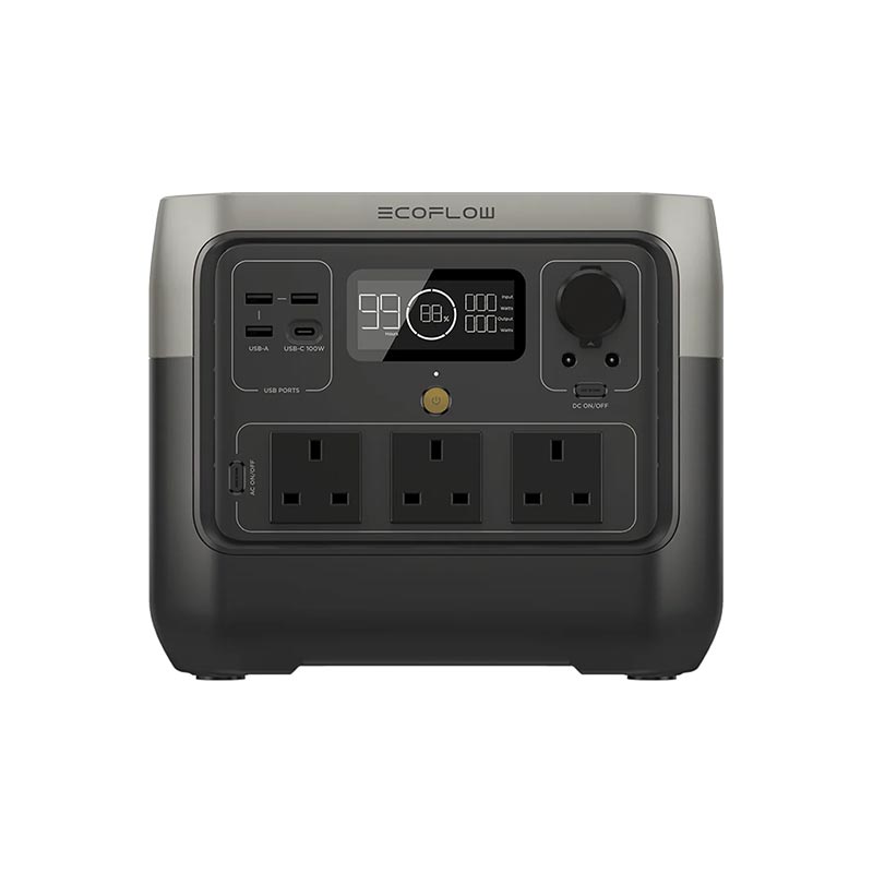 Everglow Tech EcoFlow RIVER 2 Pro – Portable Power Station (800W, 768Wh) – ZMR620-B-UK