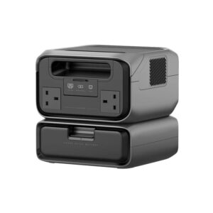 Everglow Tech EcoFlow RIVER 3 Max – Portable Power Station (572Wh, 600W – River 3 plus + Extra Battery EB300)