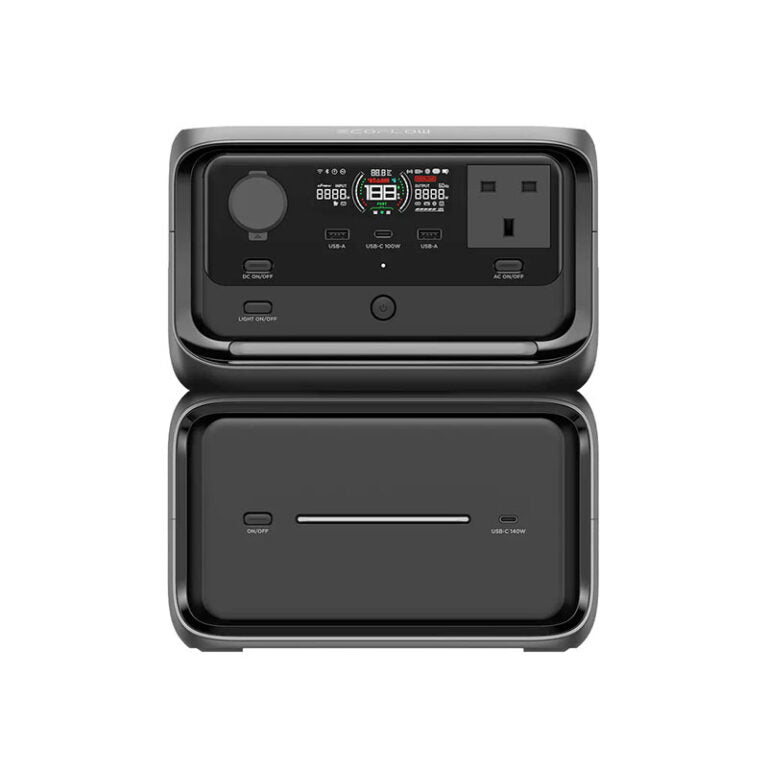Everglow Tech EcoFlow RIVER 3 Max Plus – Portable Power Station (858Wh, 600W – River 3 plus + Extra Battery EB600) KES 78,999