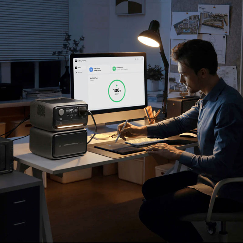 Everglow Tech EcoFlow RIVER 3 Max Plus – Portable Power Station (858Wh, 600W – River 3 plus + Extra Battery EB600) KES 78,999