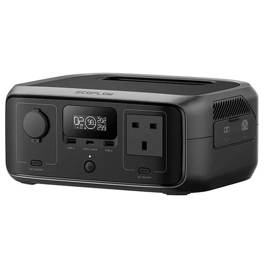 Everglow Tech EcoFlow RIVER 3 – Portable Power Station (245Wh, 300W, 10ms UPS) – EFRIVER3-UPS-EN-CBOX