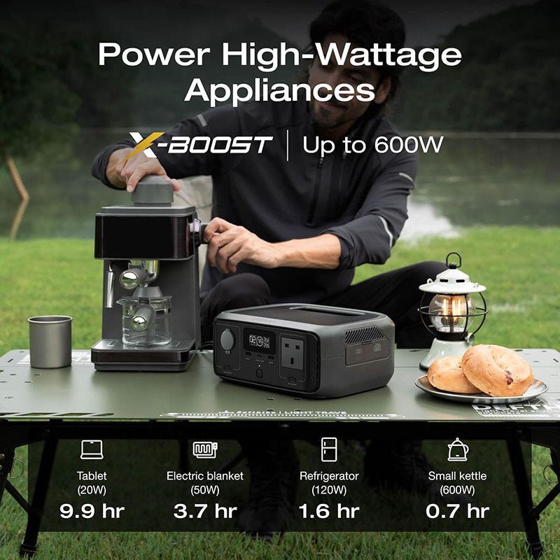 Everglow Tech EcoFlow RIVER 3 – Portable Power Station (245Wh, 300W, 10ms UPS) – EFRIVER3-UPS-EN-CBOX