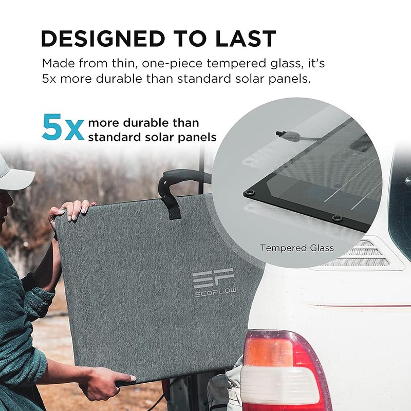 Everglow Tech EcoFlow 220W Bifacial Portable Solar Panel (SOLAR220W)