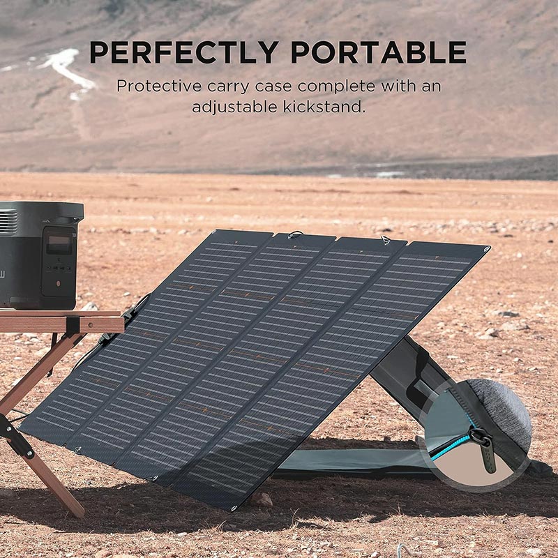 Everglow Tech EcoFlow 220W Bifacial Portable Solar Panel (SOLAR220W)