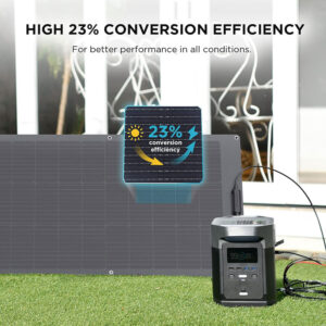 Everglow Tech EcoFlow 100W Flexible Portable Solar Panel (ZMS330)