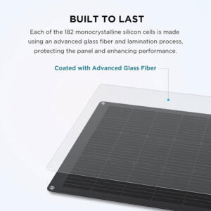 Everglow Tech EcoFlow 100W Flexible Portable Solar Panel (ZMS330)