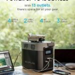 Everglow Tech EcoFlow DELTA 2 – Portable Power Station (1800W, 1024Wh) – ZMR330-UK