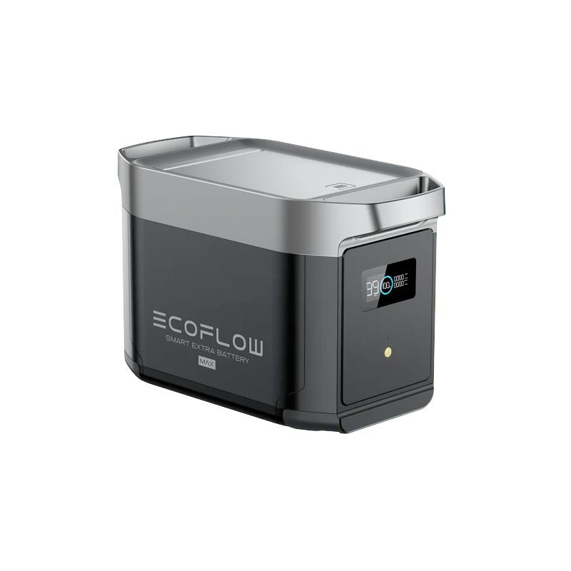 Everglow Tech EcoFlow Smart Extra Battery for DELTA 2 MAX Power Station (2048Wh) – EFDELTA2MaxEB