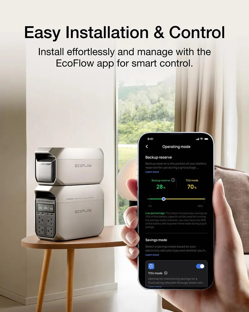 Everglow Tech EcoFlow DELTA 3 Series Smart Extra Battery – EFDELTA3P-EB