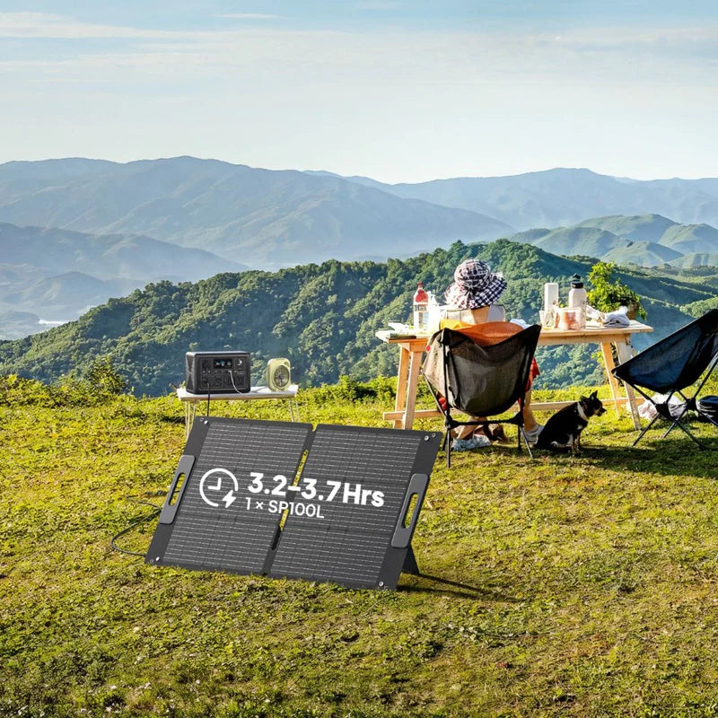 Everglow Tech BLUETTI Fordable 100W Solar Panel | 100W